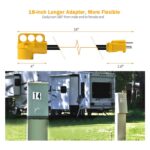 SnowyFox RV 15Amp to 50Amp Adapter - 15Male - Image 3